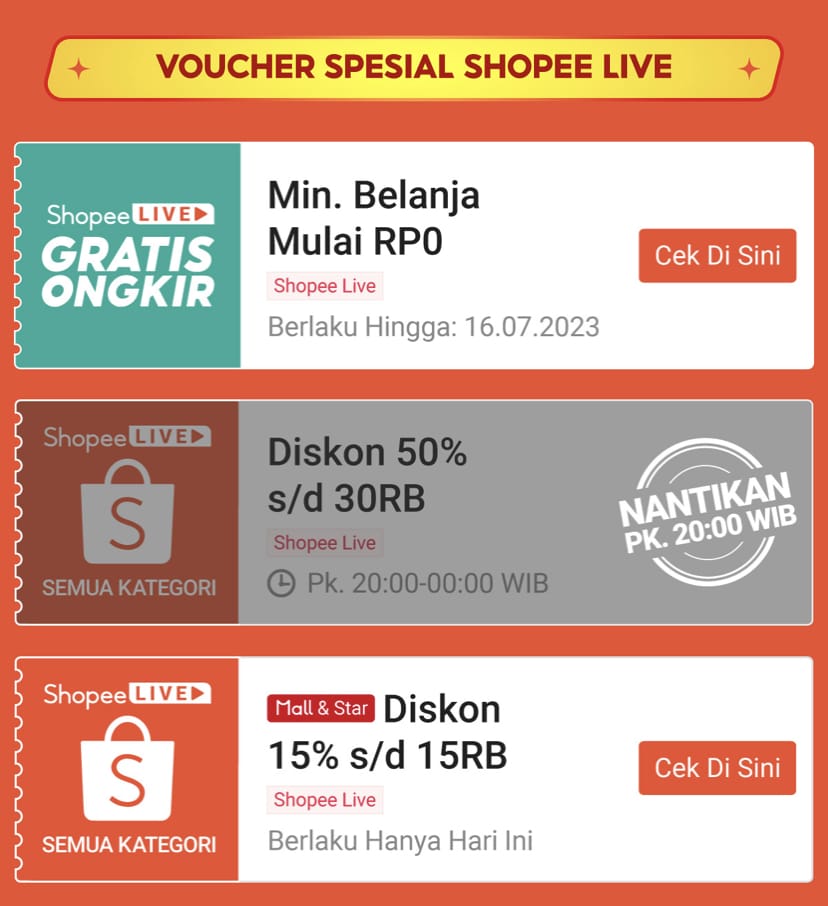 kc_denise's tweet photo. Kalo mau klaim voucher Shopee enakan pas lagi live dah,

#ShopeeLiveDiskon50Persen https://t.co/20Byhhr8cQ