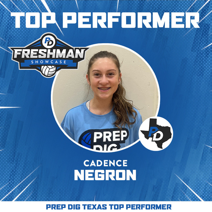 PrepDig's tweet photo. 🚨 𝗧𝗢𝗣 𝗣𝗘𝗥𝗙𝗢𝗥𝗠𝗘𝗥𝗦
Check out who was making an impact!
✍️ #PDFreshmanShowcaseTX
@cadence_negron https://t.co/Zw9niOtjk5