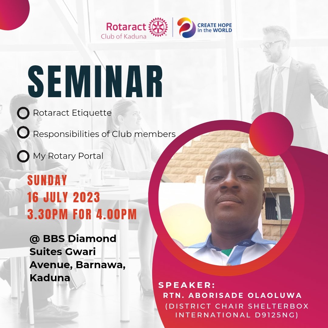 Rotakada's tweet image. You are specially invited to one of our awesome seminar, try to be there 🤩