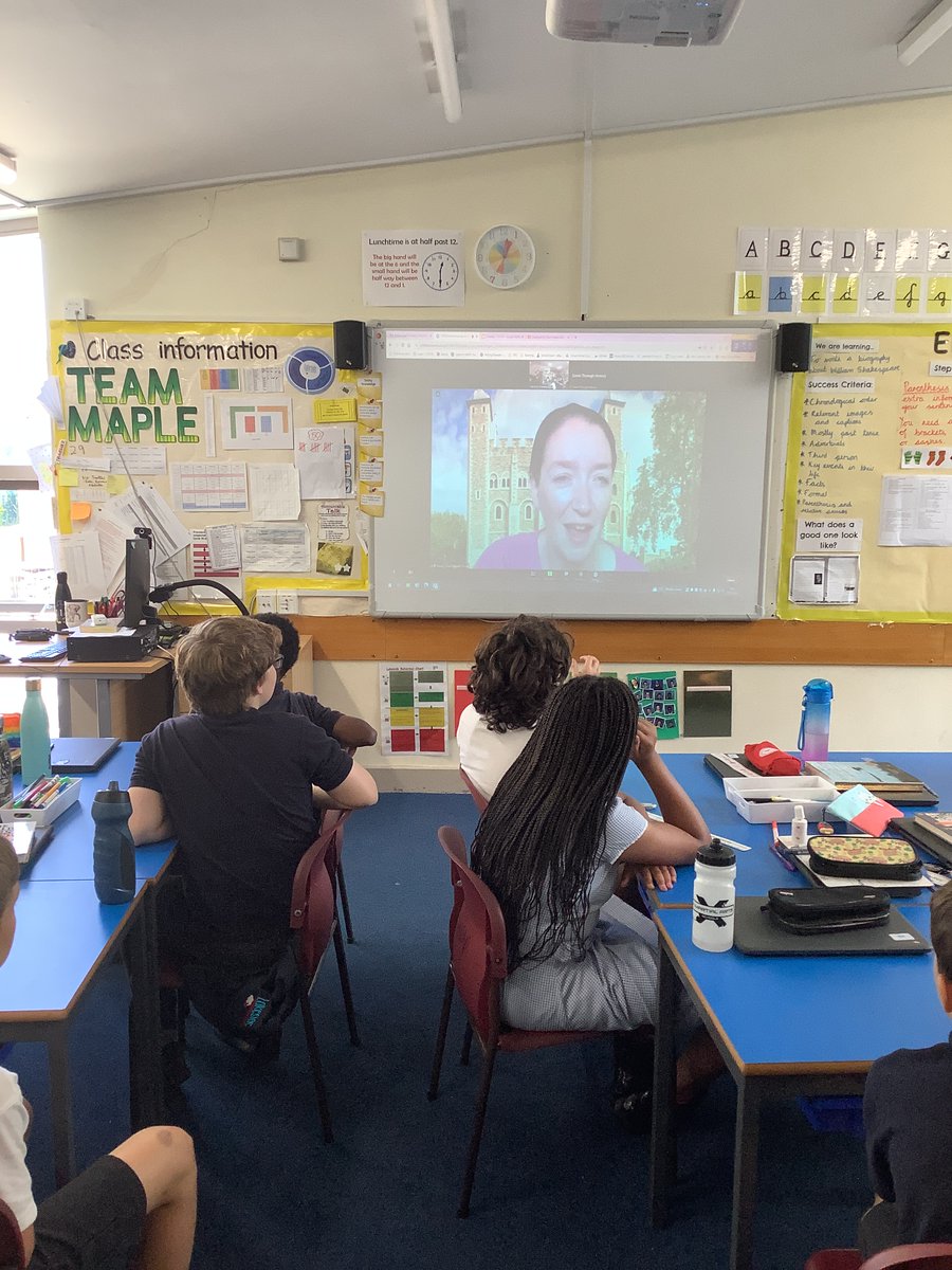 This morning Year 5 and 6 have had brilliant workshops learning about an ‘extraordinary Tudor’ called John Blanke, using a variety of primary and secondary sources. Thank you <a href="/ZoomThruHistory/">ZoomThroughHistory</a> and <a href="/HRP_palaces/">Historic Royal Palaces</a> #LakeHistory