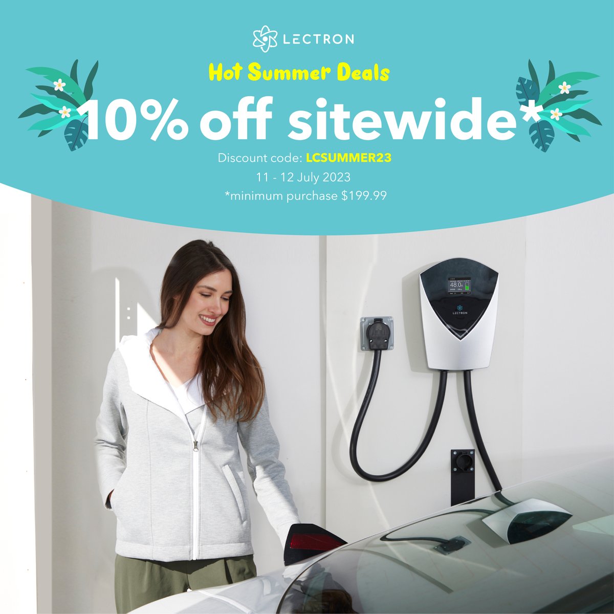 LectronEV's tweet image. Don't miss out on super savings this summer! 🤩 We're giving 10% OFF sitewide - perfect for sprucing up your ride and making your summer brighter⚡️Check out with the discount code: LCSUMMER23 🙌 ev-lectron.com

#vbox #ev #evadapter #j1772 #ccs #tesla #HotSummerDeals