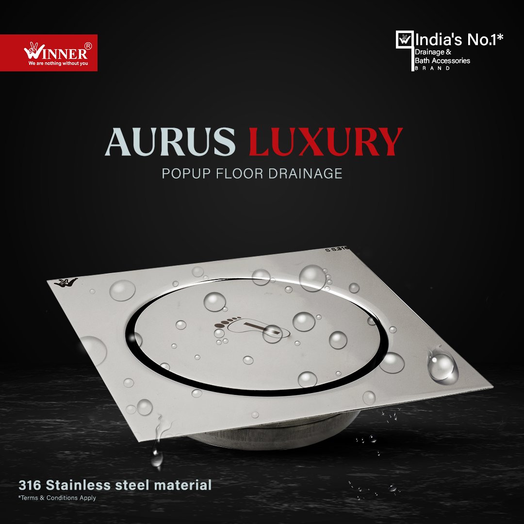 winnergroup01's tweet photo. Introducing Winner Drains - Your Lifetime Rustfree Solution!  Say goodbye to rust and hello to excellence with our SS-316 drains, setting a new standard for durability and quality. Proud to be the first pan India brand to bring SS-316 quality for you. 
#WinnerDrain #SS316Quality https://t.co/auE9iqj9D1