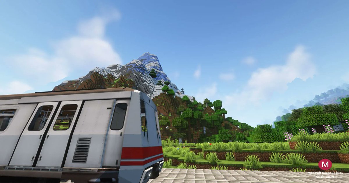 MTRMinecraft's tweet image. An unrefurbished M-Train zooms by Mount Everest, Earth's highest mountain above sea level.
Credits: Metro

Downloads: buff.ly/3nKaJDH
Discord: buff.ly/3B76KnI

#mtrain
#minecrafttransitrailway #minecraftmods #minecraftmtr #mtrmod #mtr #minecraft #transit #railway