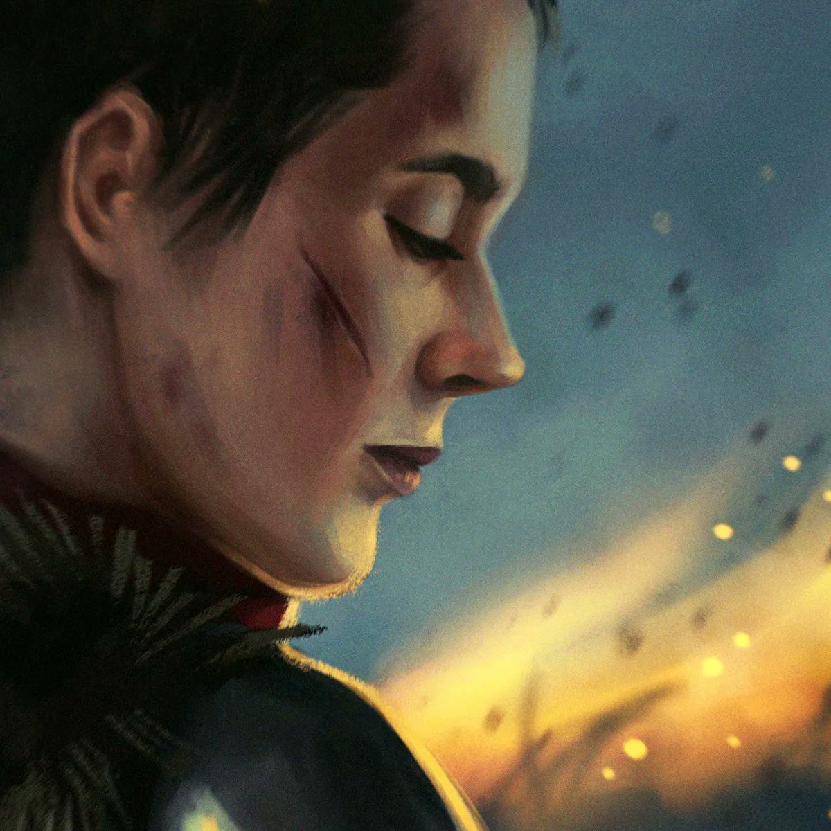 martadecdesign's tweet photo. I'm planning on painting and sketching things squarely in my comfort zone for the entire three weeks of my vacation.

And that basically means women in armour.💕 

#digitalpainting https://t.co/f3O0ot7uQG