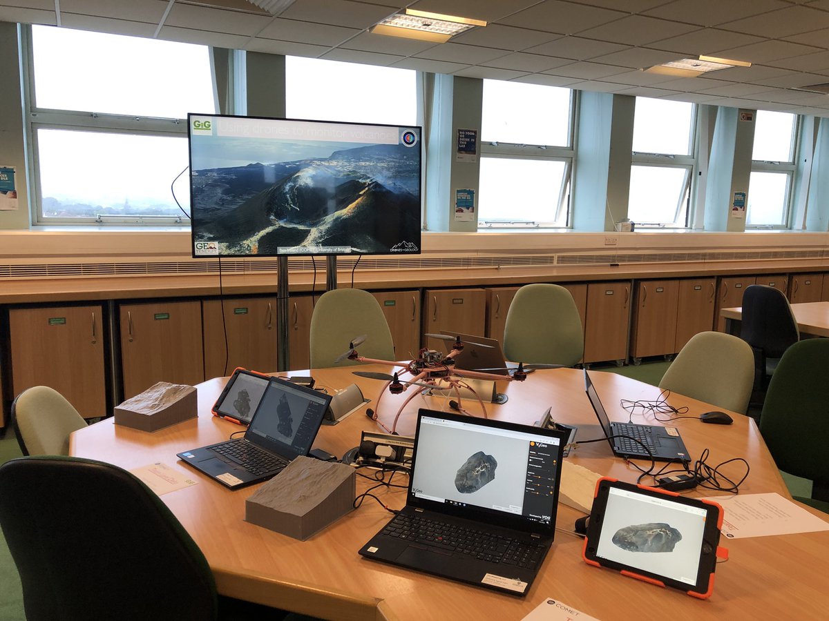Ben Ireland (@benirevolc.bsky.social) (@bensvolcanology) on Twitter photo Very excited to be part of this awesome team representing <a href="/UoBristolVolc/">Bristol Volcanology Group</a> and <a href="/NERC_COMET/">UK COMET</a> today at <a href="/girlsingeosci/">GirlsIntoGeoscience</a>!
My workshop focuses on how we can use drones in volcanology today using data from <a href="/GeoTenerife/">GeoTenerife</a> <a href="/drones4geology/">drones4geology</a> #VolcanoStories and <a href="/UOBFlightLab/">BristolFlightLab</a> 🛰️🌋 Very excited to be part of this awesome team representing <a href="/UoBristolVolc/">Bristol Volcanology Group</a> and <a href="/NERC_COMET/">UK COMET</a> today at <a href="/girlsingeosci/">GirlsIntoGeoscience</a>!
My workshop focuses on how we can use drones in volcanology today using data from <a href="/GeoTenerife/">GeoTenerife</a> <a href="/drones4geology/">drones4geology</a> #VolcanoStories and <a href="/UOBFlightLab/">BristolFlightLab</a> 🛰️🌋