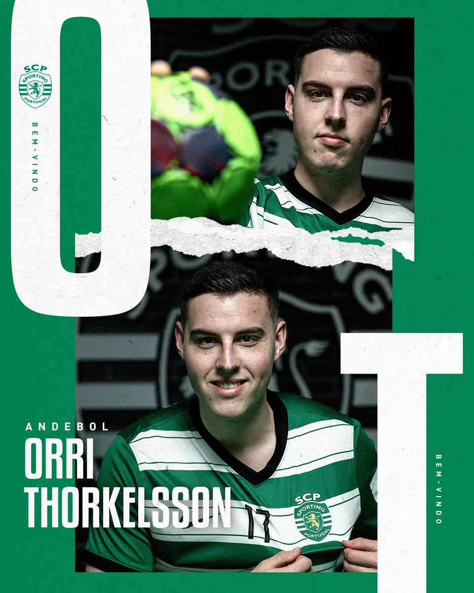 Novo Leão para a ponta-esquerda do #AndebolSCP 🤾🏻‍♂️

Bem-vindo, Orri Thorkelsson ✍️
👉 bit.ly/43jRQ9i
