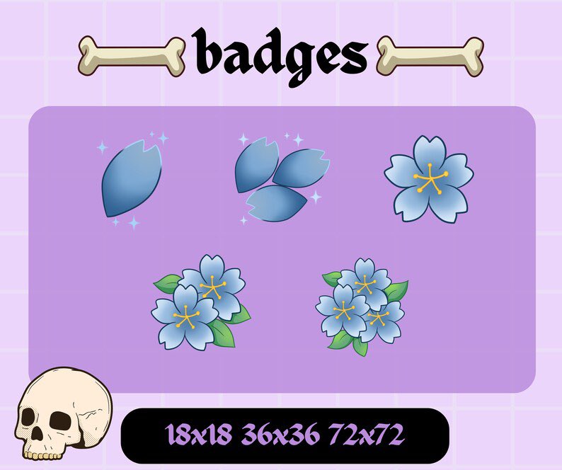 madamewayne_'s tweet photo. Blossom Sub Badges new in my Etsy Shop 💕✨

https://t.co/y97cWeYjw3

#TwitchEmotes #subbadge #twitch #emoteartist https://t.co/djGnBpsP5X