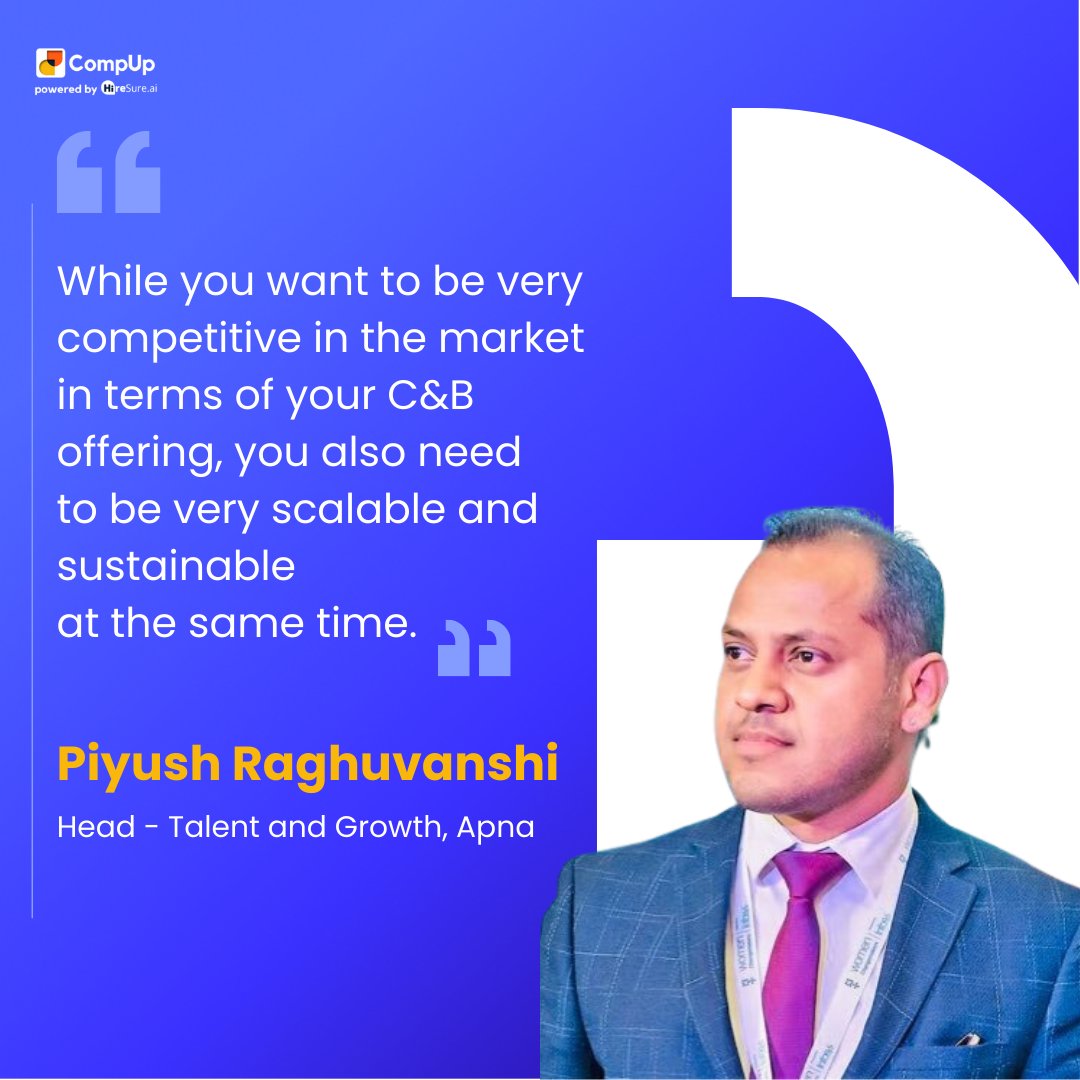 CompUp_io's tweet photo. While it's tempting to create a flashy Total Rewards structure, our HR expert Piyush Raghuvanshi from Apna reminds us to think about the big-picture. 🌍🔮

#hiresure #compup #hrleadership #compensationplanning https://t.co/bRqqNEHDT7