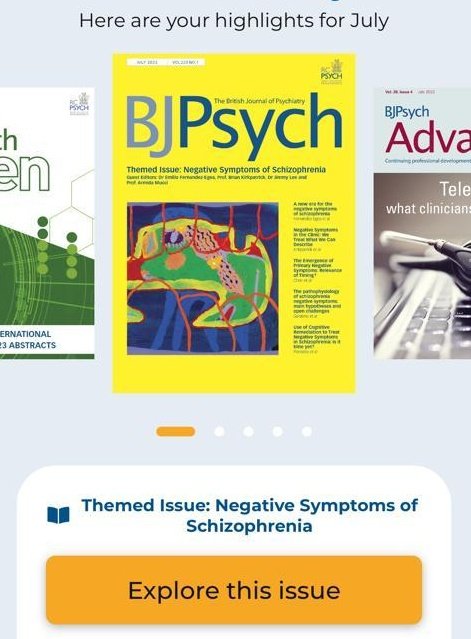 TheBJPsych's tweet photo. The #BJPsych themed issue is now ✨️ live ✨️ online and on the app!

Take a look: https://t.co/H8Lxciv3f1

The guest editors @EFernandezEgea @Jimmy_Lee_CK @Miarda89 &amp; Brian Kirkpatrick will be speaking on Thursday at #RCPsychIC 

@CambUP_Psych @rcpsych https://t.co/8ZVEndHwAs