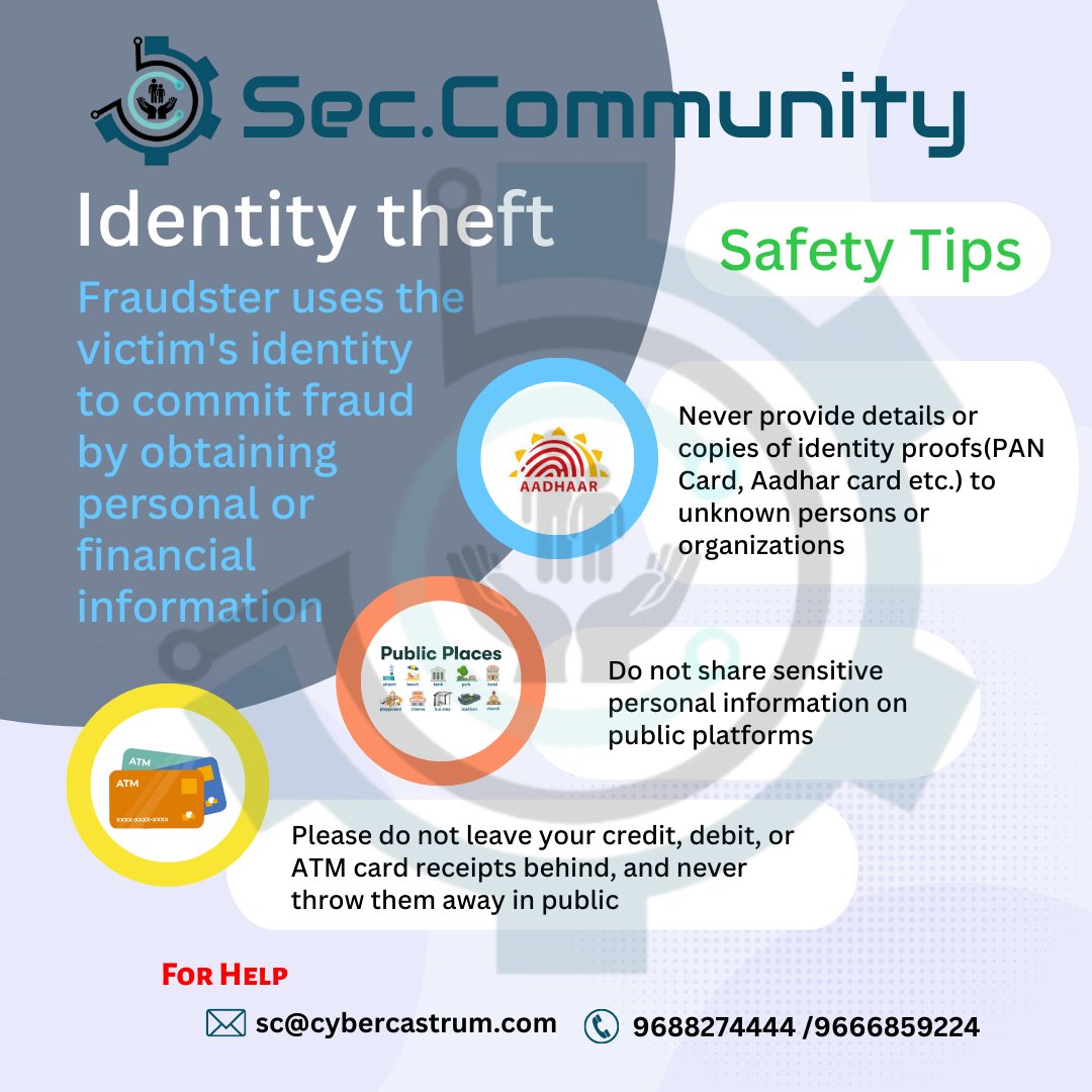 TheSecCommunity's tweet photo. Safety Tips
#staysafe #safetytips #beprepared #stayalert #safetyawareness #SecureYourself #cybersecurity #theseccommunity https://t.co/5ly0ZdyTJl