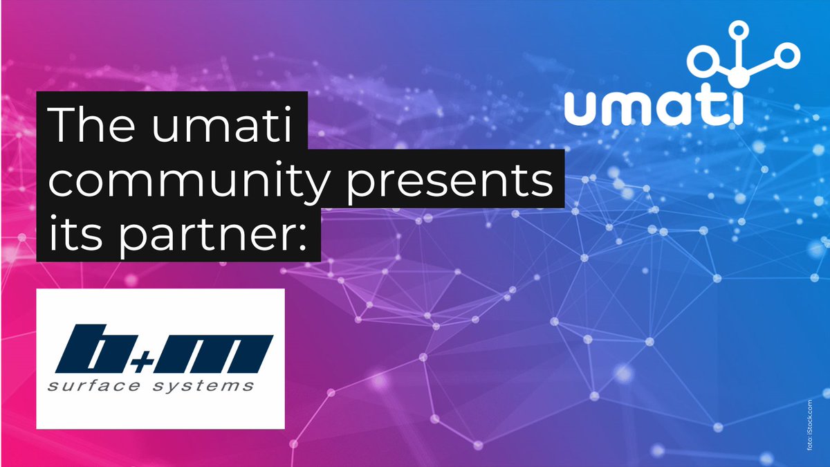 Today we present #umati Partner <a href="/bmsystemsgmbh/">b+m surface systems</a> 

#OPCUA #Interoperability