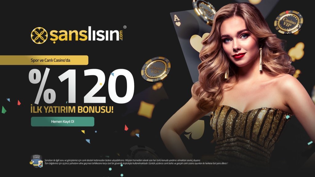 sanslisin374.com ‘da #Şanslısın 
✅İlk yatırıma %100 #ÇEVRİMSİZ!
✅Her yatırıma %25 #ÇEVRİMSİZ!
✅Her kayıba %30 İADE!
✅Her Hafta %100 KOLAY ÇEVRİM! 
✅5 Kayıba 1 #Şansbonusu! 
  #sanslisingiris #slot #casinobonus