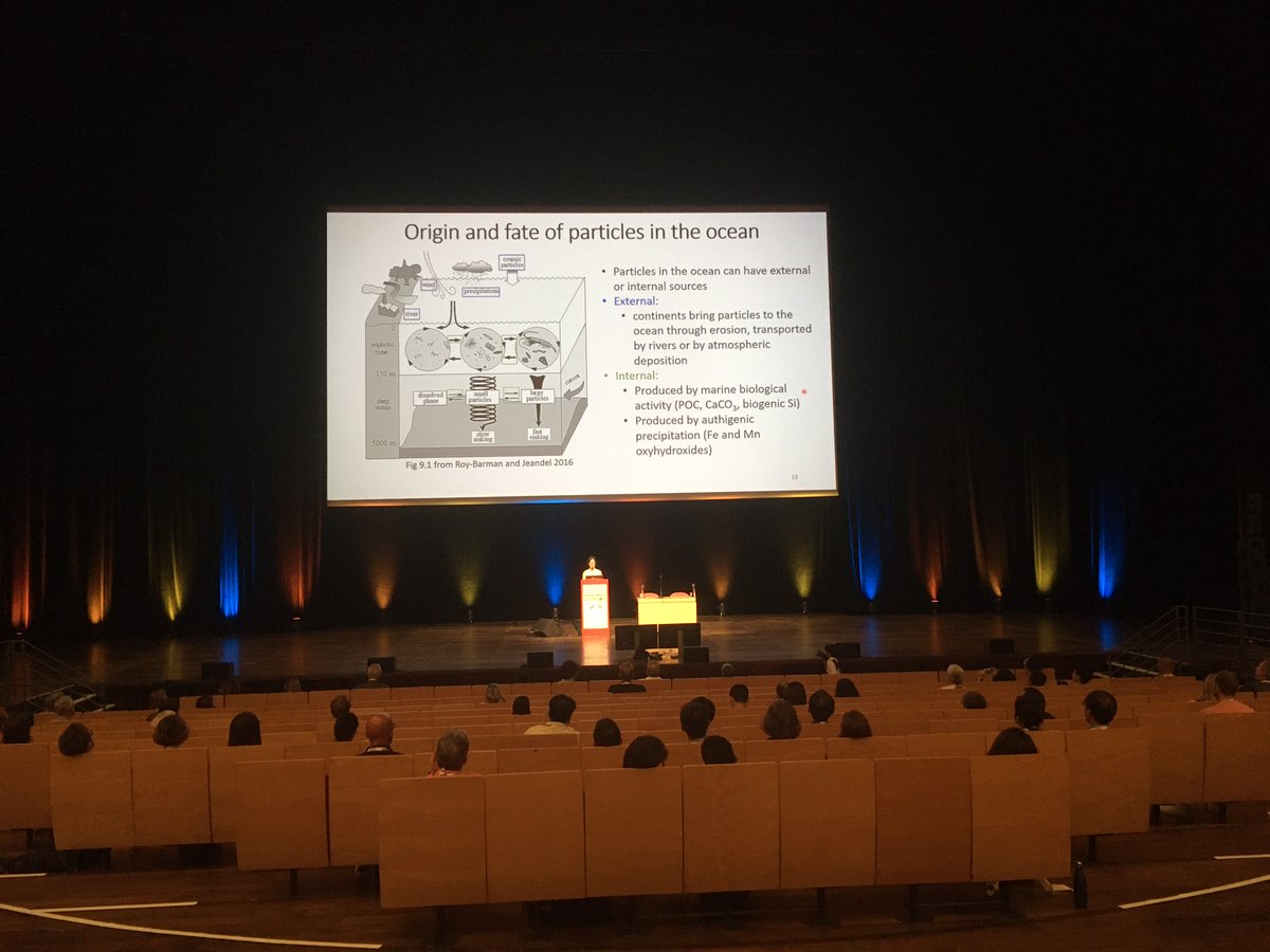 geotraces's tweet photo. Congratulations to Phoebe Lam who has just received the P. Gast Medal at @goldschmidt2023!

Picture: Plenary Lecture by @PhoebeLam9 

Talk: Marine particle geochemistry: influence on biogeochemical cycles in the ocean https://t.co/UvqVI45HqQ