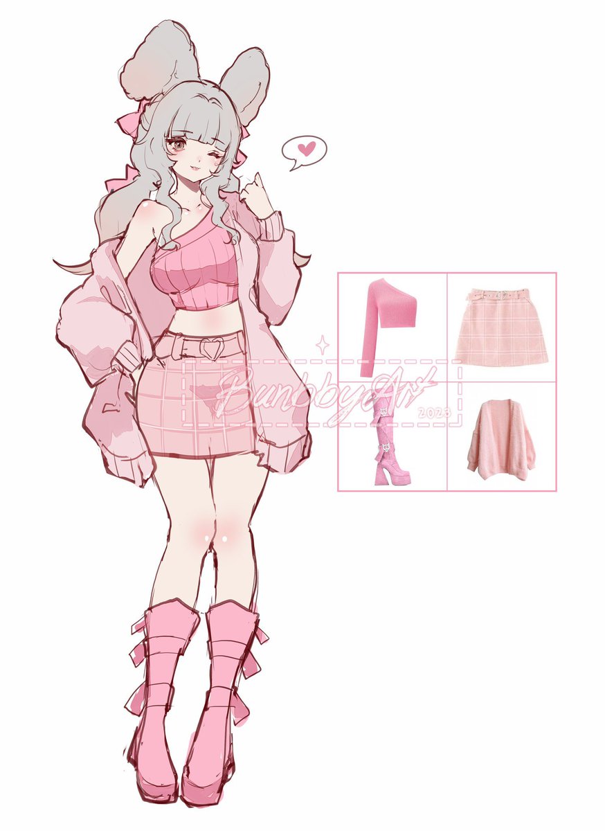 bunbbyart's tweet photo. Bun’s a barbie bunny girl 🎀💕💖 https://t.co/PJf49p2lJj