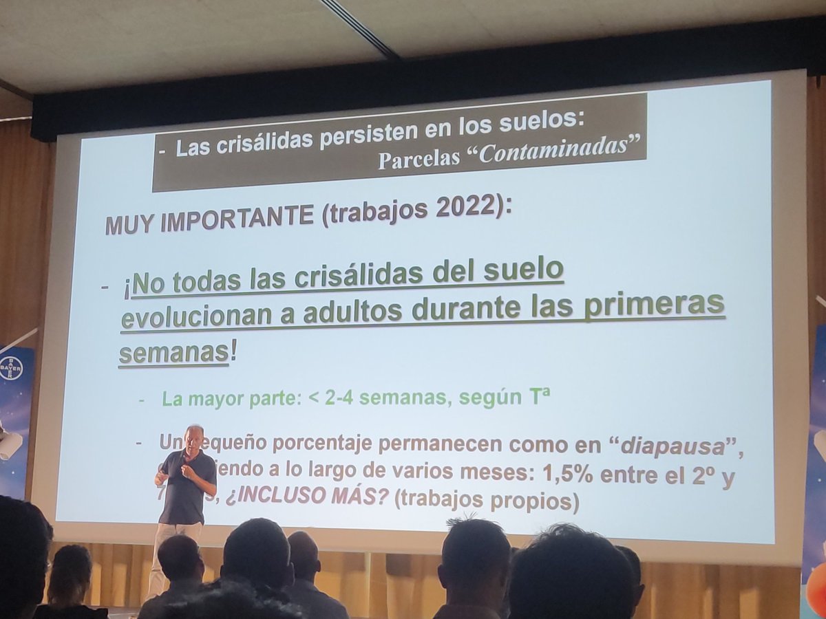 eComercioAgr's tweet photo. @Bayer4CropsES @BayerEspana @Bayer4Crops @FalconGissele @Margalopez77 @BarbaraAguayoM3 @mperezmen @RuizJoseEsteban @SieteAgromarket @HortiData Antonio Monserrat, investigador de @imida_murcia inicia el programa... Nos habla de #Confusionsexual en #tuta ¿Cómo aprovechar este aspecto para un eficiente control? 

#VynytyTuta #BayerEspaña #Almería 

Compartimos algunas diapositivas https://t.co/rWbomFW2YP