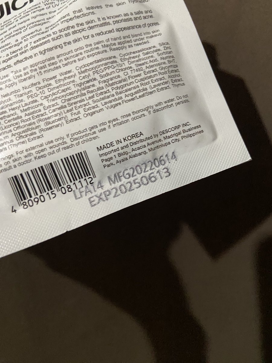 even my sunscreen’s expiration date is bangtan coded 🥲