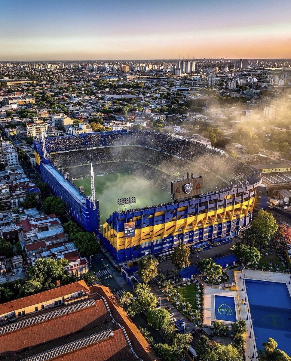 Estadio Alberto J. Armando, better known as La Bombonera, is the famous home of Boca Juniors. 💙💛 Buenos Aires, Argentina. 📍🇦🇷