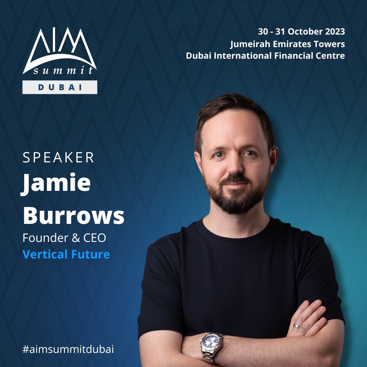 Vertical Future (@vertical_future) on Twitter photo Our Founder & CEO <a href="/JamieRBurrows/">Jamie Burrows</a> has been invited to speak at the āFood Securitiesā breakout space at <a href="/AIM_Summit/">AIM Summit</a> in Dubai on 30th October this year!
To register and to find out more, visit the website here: aimsummit.com Our Founder & CEO <a href="/JamieRBurrows/">Jamie Burrows</a> has been invited to speak at the āFood Securitiesā breakout space at <a href="/AIM_Summit/">AIM Summit</a> in Dubai on 30th October this year!
To register and to find out more, visit the website here: aimsummit.com