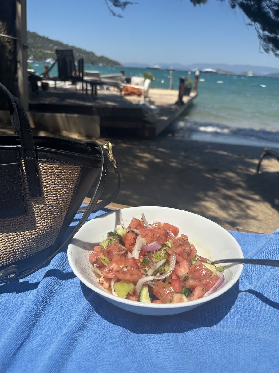 Let’s do lunch 🥗 #ShepherdsSalad #Torba #Bodrum #Turkey ⁦<a href="/TokaBodrum/">TOKA Bodrum Hotel & Beach Club</a>⁩
