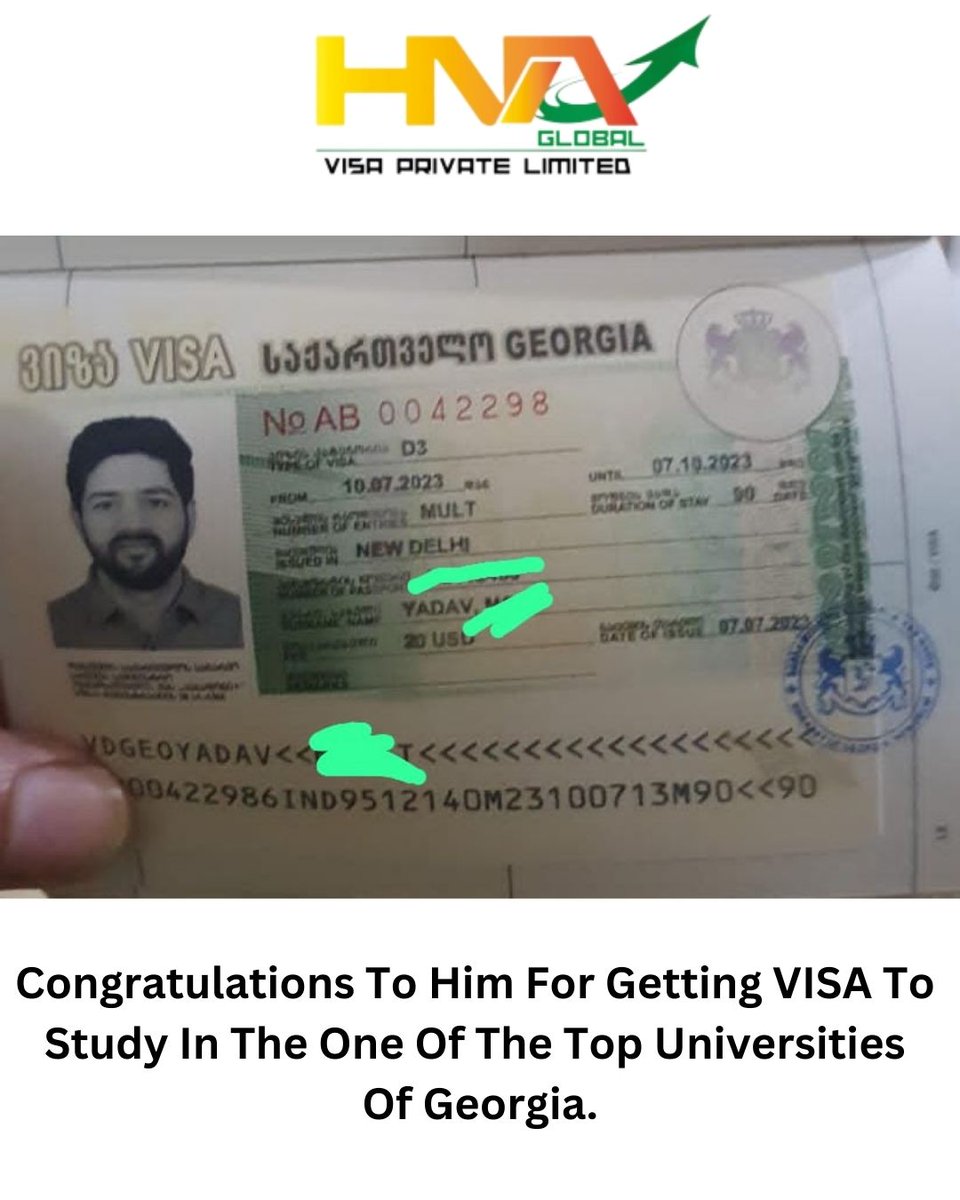 Congratulations To Him For Getting VISA To Study In The One Of The Top Universities Of Georgia.
If You Also Want To Study Abroad Then Contact Us On: 
Phn: 099900 54433

#hnavisa #studymbbsabroad #globaleducation #education #mbbsadmission2023 #mbbsingeorgia #studyabroad #mbbs