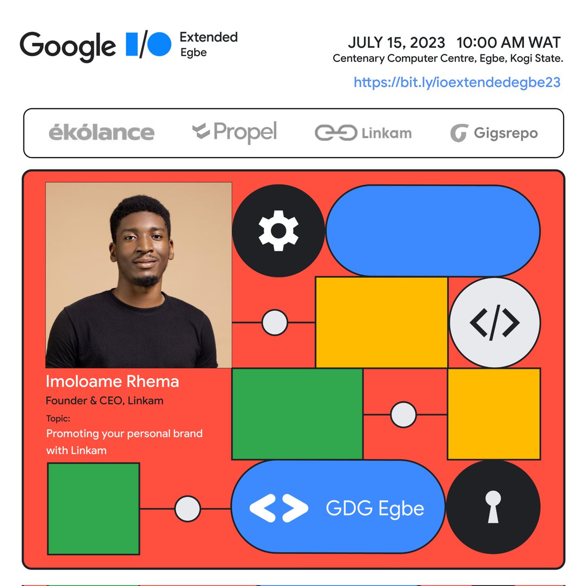 gdgegbe's tweet photo. Get excited to meet @athleticsinger, the visionary founder and charismatic CEO of Linkam! Linkam is the ultimate link management platform designed to skyrocket engagement levels.

Seize this golden opportunity! Reserve your spot now at https://t.co/alzwHcja8e.

#IOExtended23 https://t.co/vI6FyLssNb
