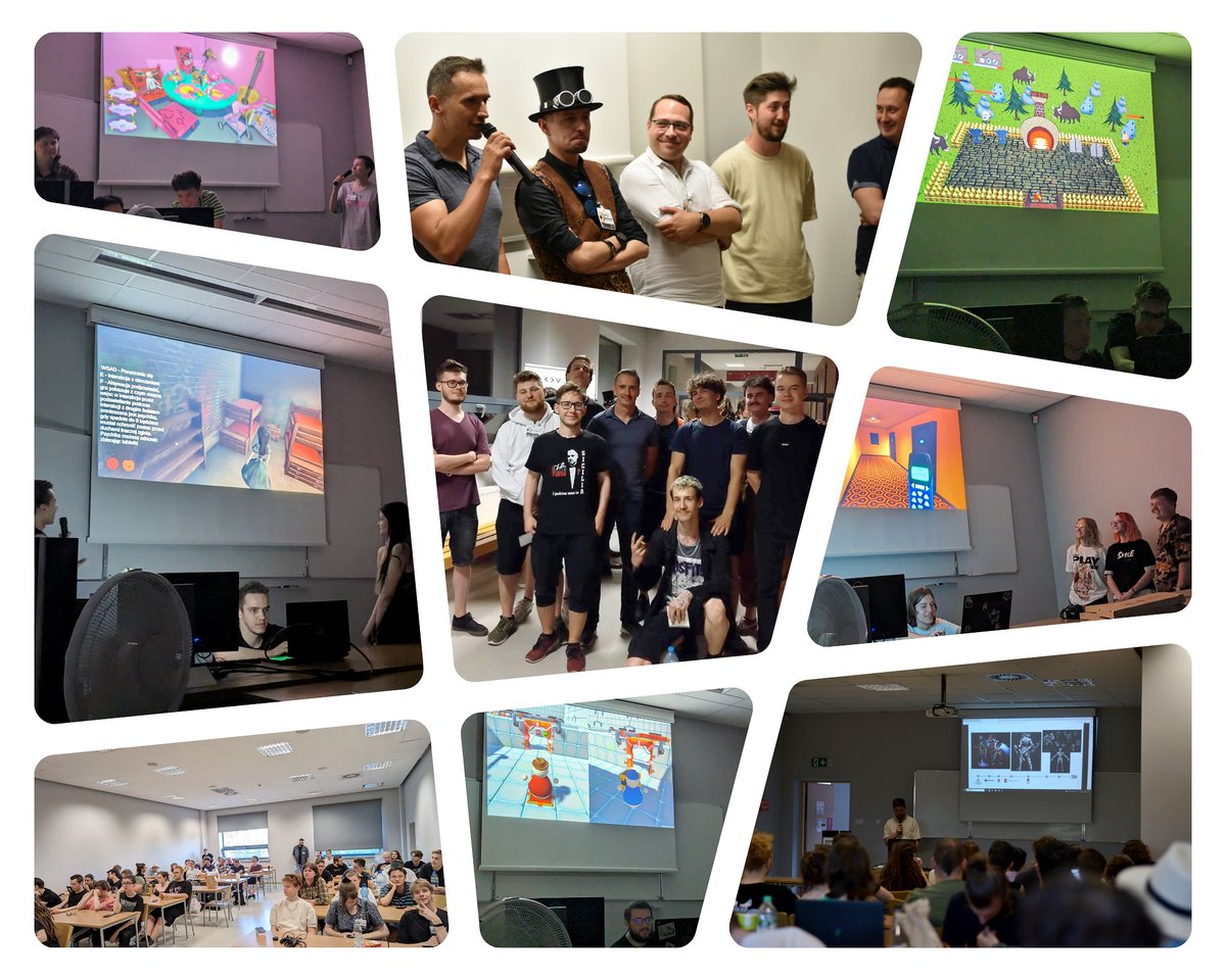 atomic_jelly's tweet photo. Recently, we participated in Mage Jam as part of jury, a game jam where young devs had the task of creating a game in just 48 hours. Thx Collegium Da Vinci and the Game Wizards Science Club for having us ✌️
#gamejam #cdv #collegiumdavinci #poznan #magejam #gamedev #atomicjelly https://t.co/q1QlBVT4FE