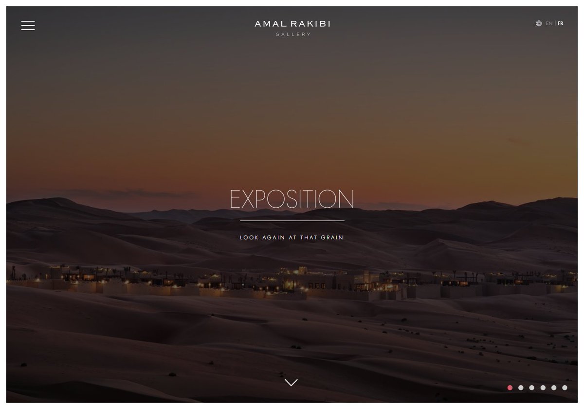 Nous sommes fiers de vous présenter notre dernier projet : le site web de la Galerie Amal Rakibi, à Dubaï. Un espace digital qui reflète la passion et le talent artistique que cette galerie incarne. A découvrir : amalrakibigallery.com  
#amalrakibi #art #artgallery #works2023