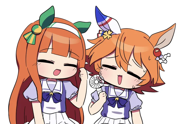 今日も暑いですねぇ〜… な ふたり