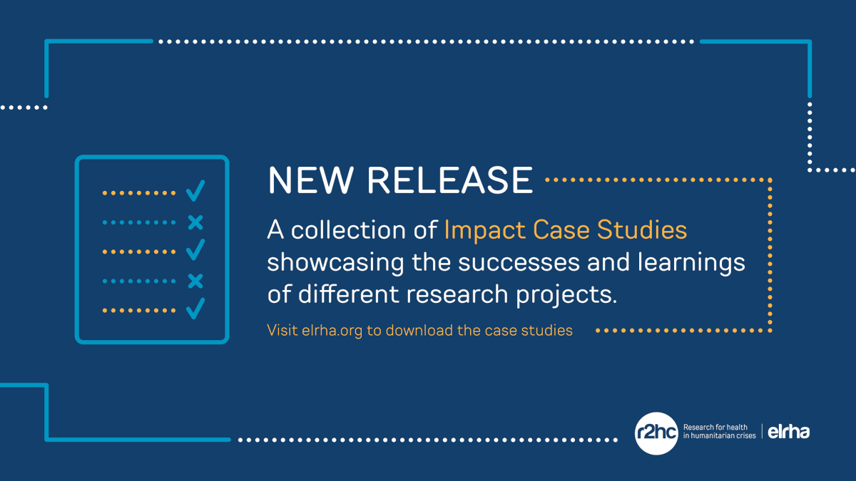 How humanitarian research leads to change 📢New release: A collection of Impact Case Studies 💡Showcasing successes and learnings for influencing humanitarian policy, practice, knowledge and capacity with evidence ️Learn more: bit.ly/44j1jPv 🧵1/2