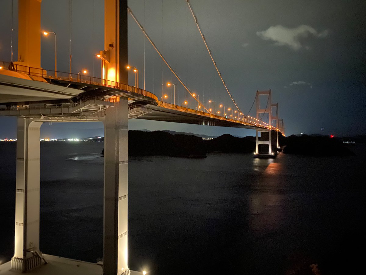 dfcowell's tweet photo. @fearmyjargon Cheers! Took that photo a couple of years ago. It’s a composite of 21 photos. Walking down the road in the darkness was rough. Animals are surprisingly loud in the night! This shot on the way to Imabari afterwards was pretty cool too. https://t.co/ZxaDgWRgm6