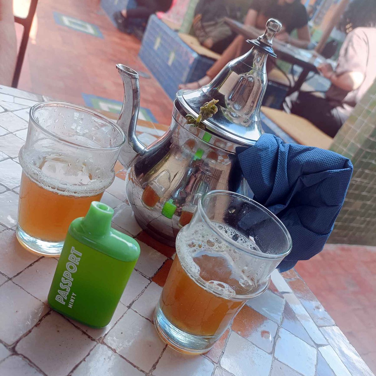 ivapepassport's tweet photo. Essalam Casablanca... 🇲🇦🇲🇦🇲🇦

Moroccan Mint Tea... 

The true inspiration for our Minty Flavor 🍃🍃

Let the flavor take you places!

#ivapepassport
#minttea #mint #minty 🍃🍃
#morocco #casablanca
#vapers #vape 🌬💨 💨 https://t.co/gToqtbseiQ