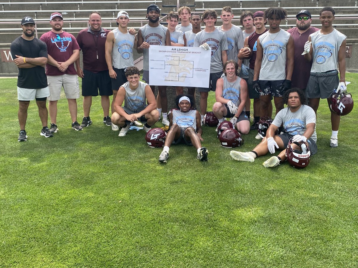 Justin Van Fleet (@lancercoachv) on Twitter photo Proud of the guys and their hard fought tournament win on Saturday at the <a href="/LehighFootball/">Lehigh Football</a> 7v7. Proud of the guys and their hard fought tournament win on Saturday at the <a href="/LehighFootball/">Lehigh Football</a> 7v7.