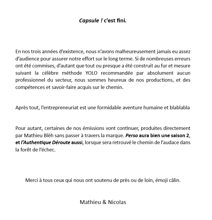 capsule ! tweet media
