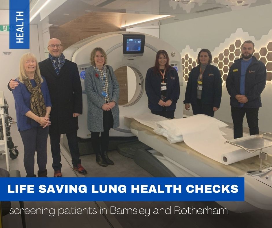 Mobile lung scanners set up in places like supermarket car parks to screen patients most at risk of lung cancer.
If you are 55-74, a current/ex-smoker &amp; registered with a GP in Barnsley or Rotherham, look out for your invite from @CA_SYBICS.
Full story: shorturl.at/mxBM7