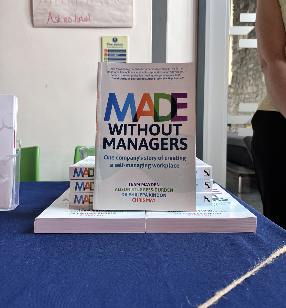 MaydenTweets's tweet photo. Amazing to see so much interest in #MadeWithoutManagers at the #IaptusUserGroup, exploring Mayden’s journey to create a self managing workplace 🧡 https://t.co/lfVUOW1sNp
