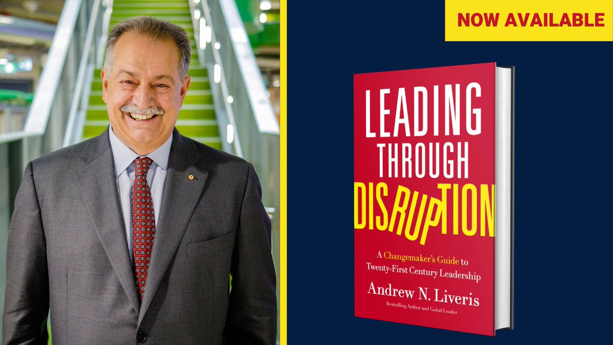 LiverisAndrew's tweet photo. Today, my book Leading Through Disruption is now available in US bookstores. 

This book is meant to serve as a guide for #leaders in various sectors, to ensure current success and protect the planet’s future. 

#disruption #leadership https://t.co/VkcF4Spqls