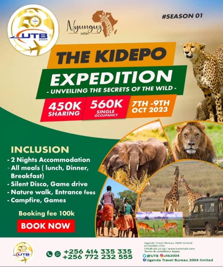 UTB 2004 Ltd (@utb2004ltd) on Twitter photo Let's unveil the secrets of the wild together#kidepoexpeditionsn1.<a href="/misstourismUga/">MISS TOURISM UGANDA-PA</a> <a href="/nbstv/">NBS Television</a> <a href="/JSsuubi/">jonathan ssuubi</a> <a href="/Johnlaban256/">Mwami</a> <a href="/travelneza/">TravelNeza</a> <a href="/TravelGuyZA/">Travel Guy</a> Book now Let's unveil the secrets of the wild together#kidepoexpeditionsn1.<a href="/misstourismUga/">MISS TOURISM UGANDA-PA</a> <a href="/nbstv/">NBS Television</a> <a href="/JSsuubi/">jonathan ssuubi</a> <a href="/Johnlaban256/">Mwami</a> <a href="/travelneza/">TravelNeza</a> <a href="/TravelGuyZA/">Travel Guy</a> Book now