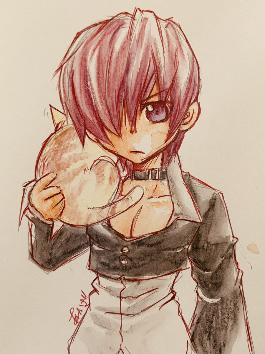 AkazaDraw's tweet photo. 猫好き
#KOF #八神庵 https://t.co/B5AATlAzgf