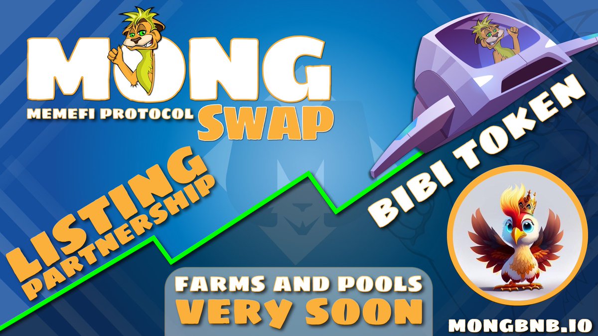Mong 2.0 is proud to announce the strategic partnership with <a href="/BIBI_Foundation/">BIBI</a> 

coinmarketcap.com/currencies/bib…

BIBI is a purely community-driven project with a focus on meme culture that aims to build a creative, interactive, educative, and inclusive community