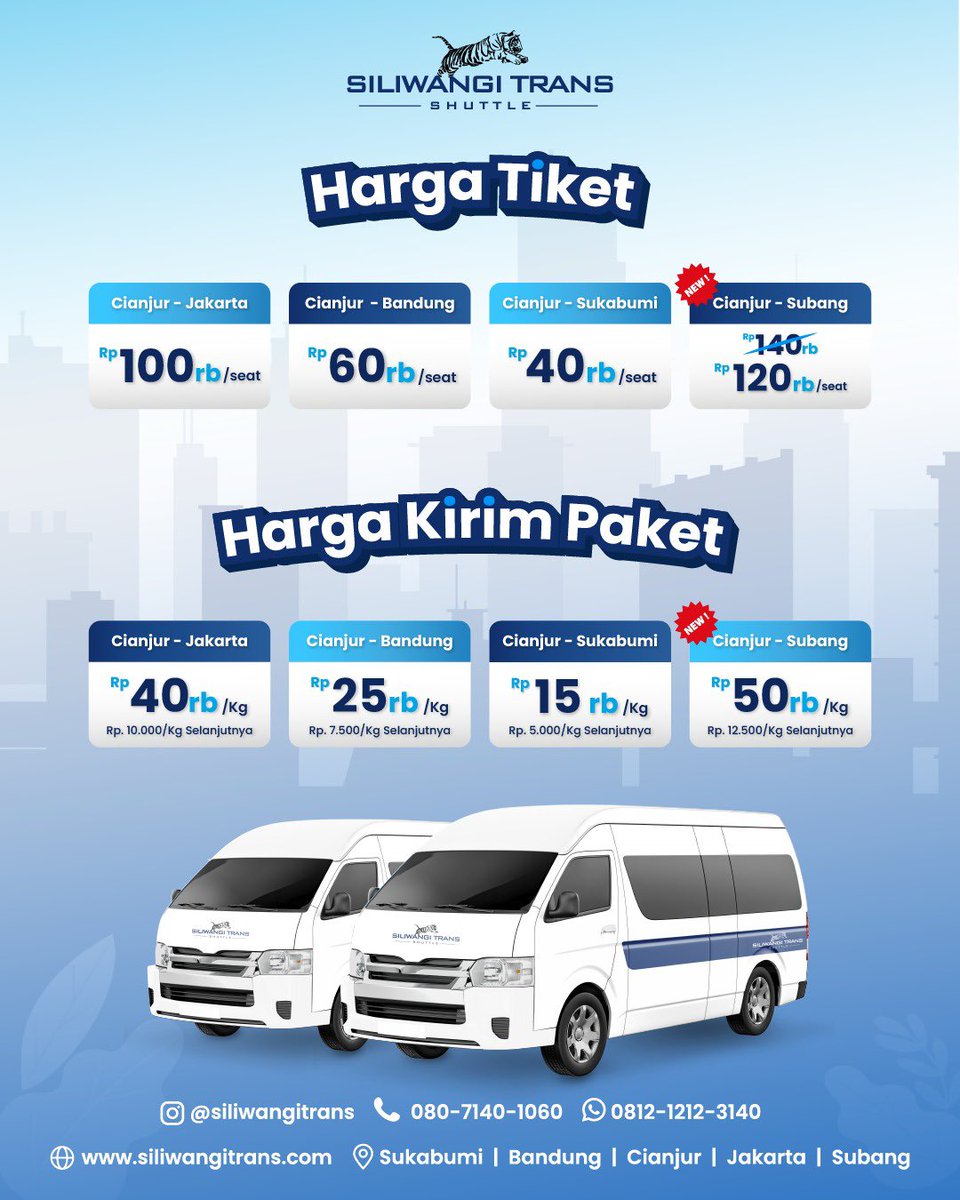 SiliwangiTrans's tweet photo. Mana suaranya nih Silfriend yang dari Cianjur…☝️

berikut ini adalah informasi mengenai Siliwangi Trans Pool Cianjur ya, ☺️

Semakin mudah dan nyaman perjalanan kamu dengan Siliwangi Trans !

Siliwangi Trans
Travel ®️ Sukabumi | Bandung | Cianjur | Jakarta | Subang https://t.co/XN8H8f4MVQ