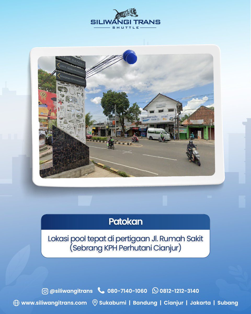 SiliwangiTrans's tweet photo. Mana suaranya nih Silfriend yang dari Cianjur…☝️

berikut ini adalah informasi mengenai Siliwangi Trans Pool Cianjur ya, ☺️

Semakin mudah dan nyaman perjalanan kamu dengan Siliwangi Trans !

Siliwangi Trans
Travel ®️ Sukabumi | Bandung | Cianjur | Jakarta | Subang https://t.co/XN8H8f4MVQ