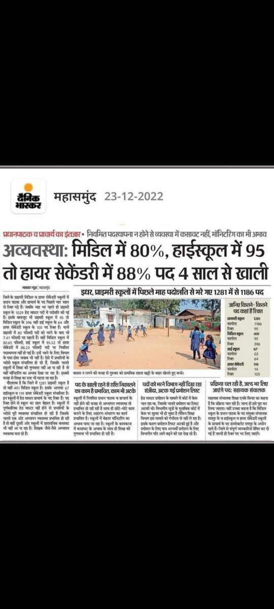 Vaibhav78016241's tweet photo. #मैदानी_संभागों_में_शिक्षक_भर्ती_करो_सरकार
@bhupeshbaghel @ChhattisgarhCMO
@TS_SinghDeo @Drpremsaisingh
@kumari_selja @RChoubeyCG 
@INCChhattisgarh @INCIndia 
@kharge @RahulGandhi
@tamradhwajsahu0 
@Drpremsaisingh 
@_vikasupadhyay 
@drramansingh 
@ArunSao3 
@brijmohan_ag https://t.co/BiWRMWWZkk