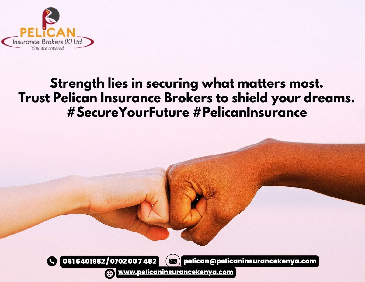 Protecting what matters most is our priority. Let Pelican Insurance Brokers be your shield against the unexpected. 

#SecureYourWorld #PelicanInsurance