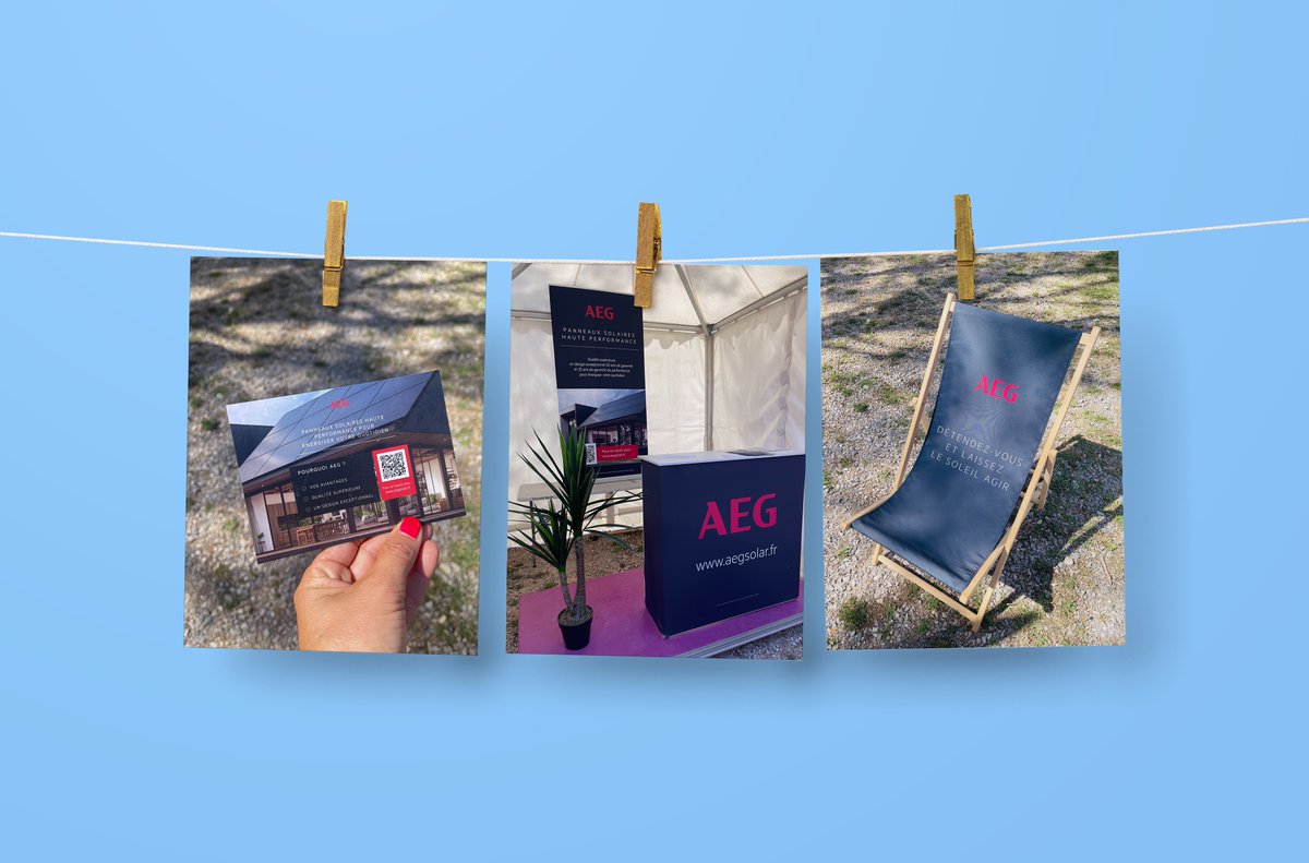 AgenceWOMA's tweet photo. L'agence WOMA est heureuse d’accompagné Solar Solutions AG dans la fabrication de son #stand pour un événement. Ce kit sera fourni au réseau de distribution d’@AEG ➡️ Et si nous préparions ensemble votre prochain #événement ? Contactez-nous :📩 contact@agence-woma.com https://t.co/3Wqk9TapJk