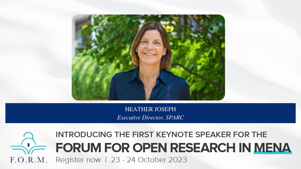 KnEGlobal's tweet photo. ๐๏ธ Introducing our first #KeynoteSpeaker for @Form4Open โ @hjoseph, Executive Director of @SPARC_NA! We're honoured to have such a respected expert in national and international #OpenResearch policies deliver our keynote. Learn more >> https://t.co/V3eNDWlsCR #FORM4Open https://t.co/80wNOrUrE4