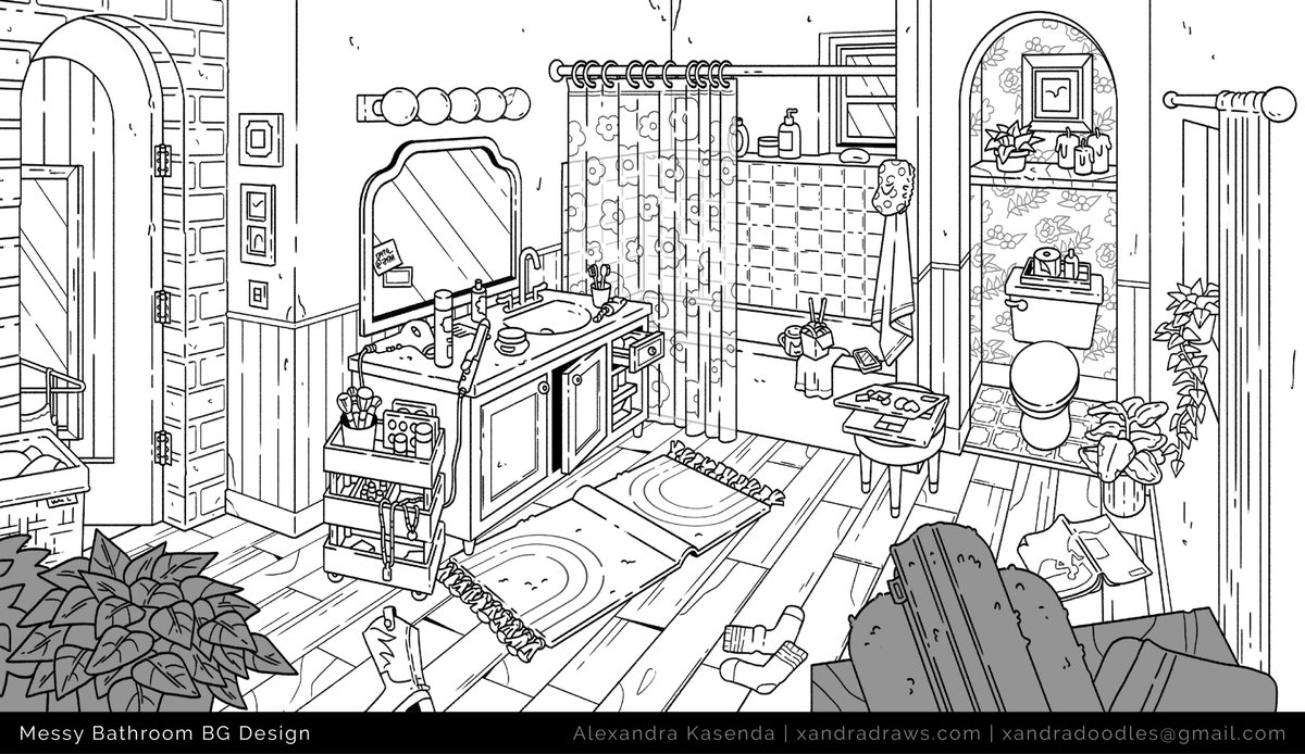 xandradoodles's tweet photo. Happy #PortfolioDay! I'm Alex and I'm a Background Designer in TV animation💖 #bgdesign

Previous projects: Futurama (Rough Draft), The Proud Family (Disney TVA)

🎨 Portfolio: https://t.co/mz5AyUE7Dv 
📧 E-mail: xandradoodles@gmail.com
💻 Everywhere else: @xandradoodles https://t.co/F612lh5PBD