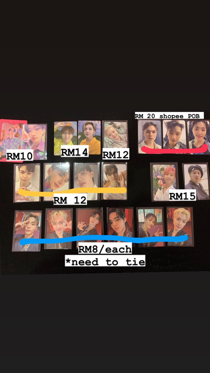 daisygo_my's tweet photo. WTS SEVENTEEN PHOTOCARDS

Price exc postage
Dm for closeup vid/pic

Dm to buy 😁

#pasarseventeenmy #pasarSVT #pasarseventeen 
@PasarSeventeen @angelcherryjs https://t.co/fbSzXqnbKO
