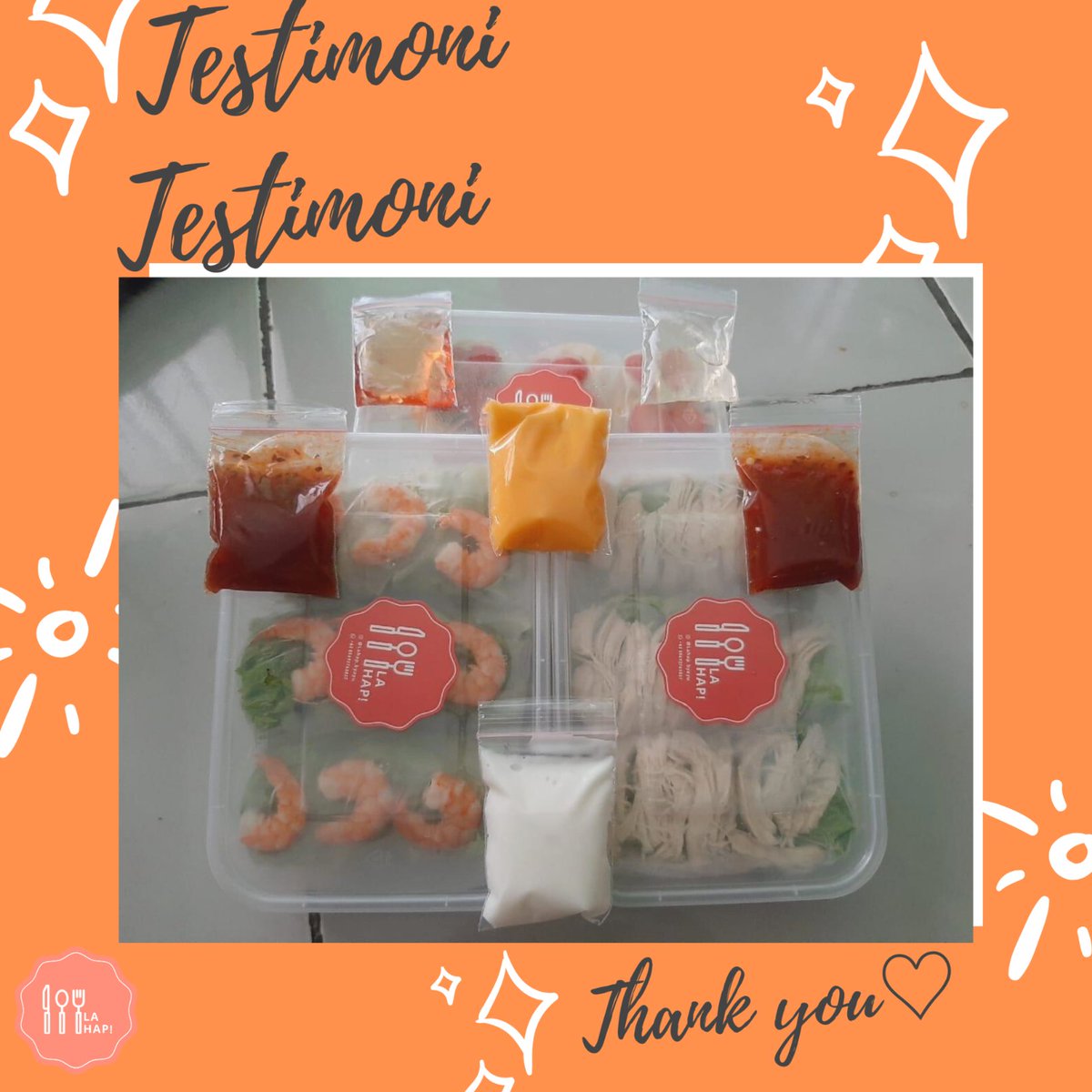 Hellompuss's tweet photo. @ndreamon Permisi

Salad Roll Buah dan Sayur🥗

Healthy food yg terdiri dari 5 macam varian buah/sayur + varian saus cocolan.

Dijamin Enak, Sehat, Mengenyangkan!

Bisa kirim Jabodetabek. COD Grogol, Tj Duren, Jelambar, CFD Sudirman-Monas 😊 https://t.co/hqQjcYHFKk