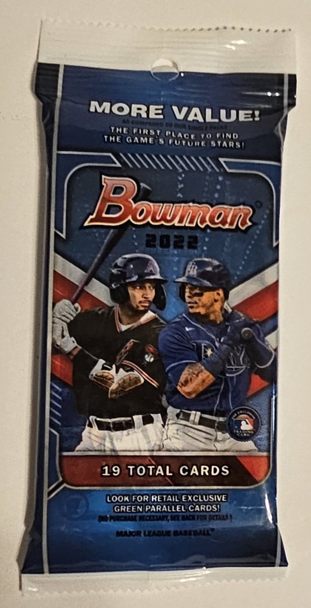 3bangerbreaks's tweet image. #TBBin23 Day 192 of 365 Giveaways is a 2022 #Bowman #Baseball #Pack

1. Follow @3bangerbreaks
2. Retweet ➕️ Like
3. Pick winner #AL or #NL, #Total #Runs in the #Game, &amp;amp; #MVP

⚾️Deadline is 8pm Eastern

#Giveaway #MLBAllStarGame #HomeRunDerby2023 #cardconnection #TheHobbyFamily