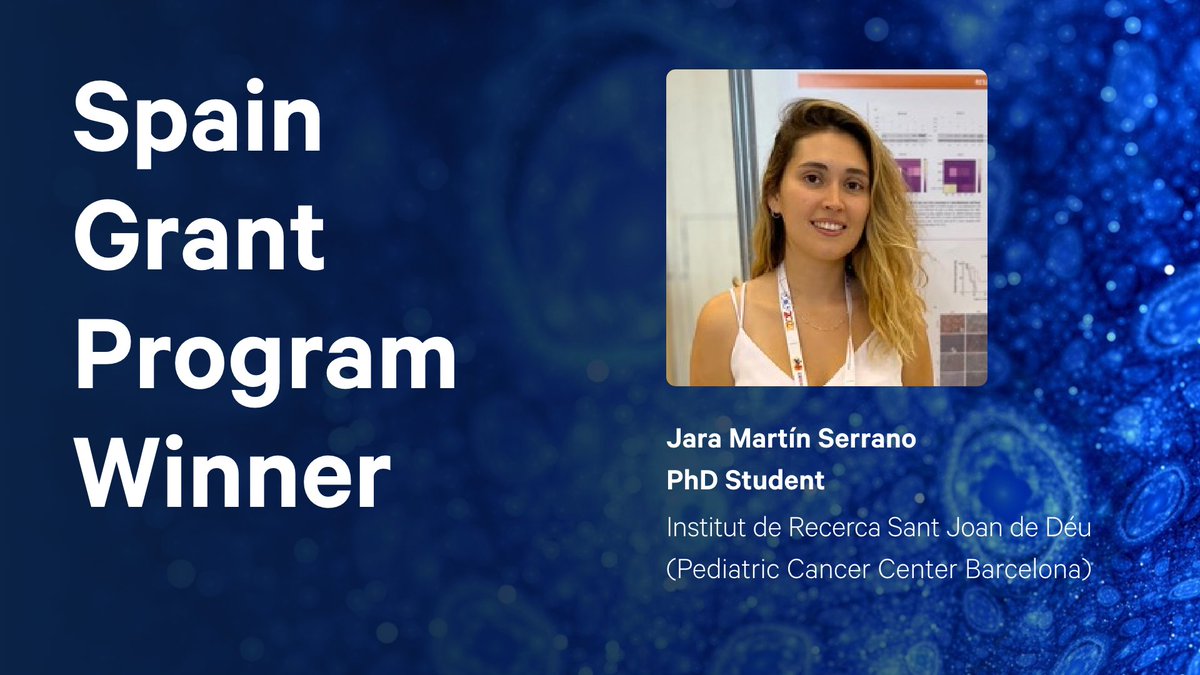 10xGenomics's tweet image. Congratulations to Jara @IRSJD_info on winning our Spain #VisiumSpatial Grant Program! Using #spatialtranscriptomics, she’ll be examining the spatial distribution of a protein of interest in neuroblastoma metastasis. We can’t wait to see what she uncovers!